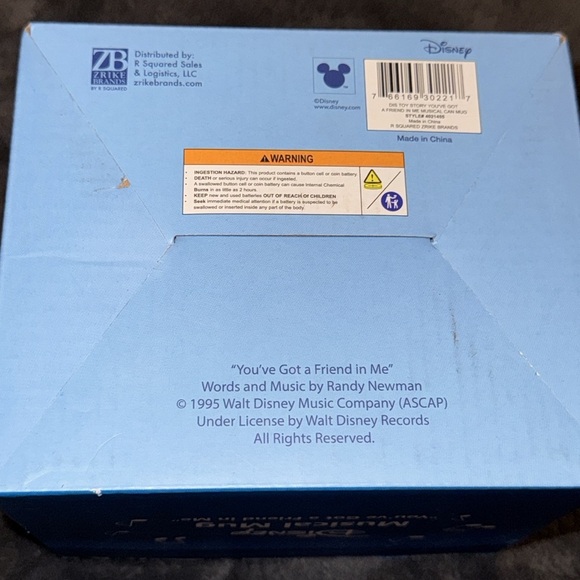 NWT Disney Pixar Toy Story You’ve Got A Friend In Me Musical Coffee Tea Mug Cup - Picture 9 of 12